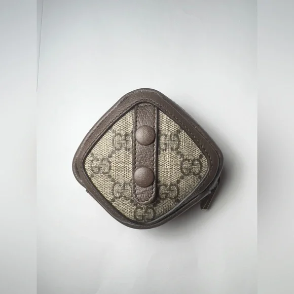New Gucci GG Ophidia Zipper Key Pouch Case
